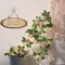 6FT Artificial Flower String Lights Battery Operated Rose Floral Garland with 20 LED Fairy Lights